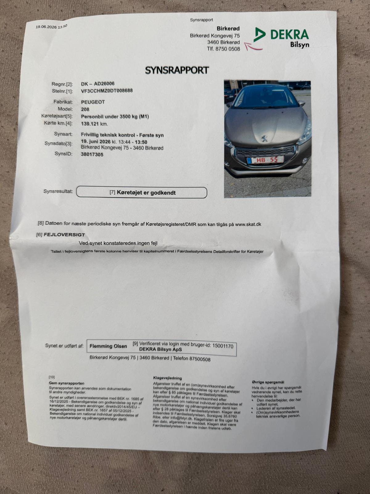 Peugeot 208 til salg hos Nabilli