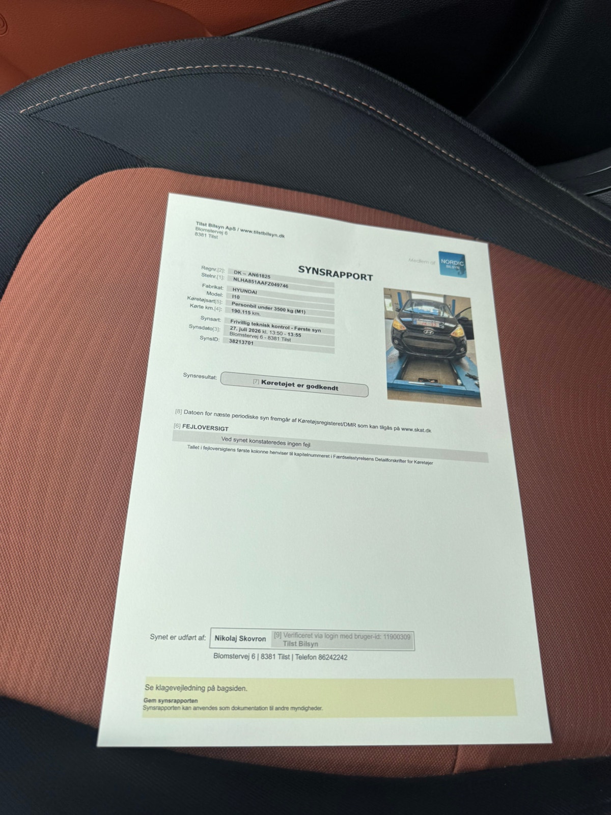 Hyundai i10 til salg hos Nabilli