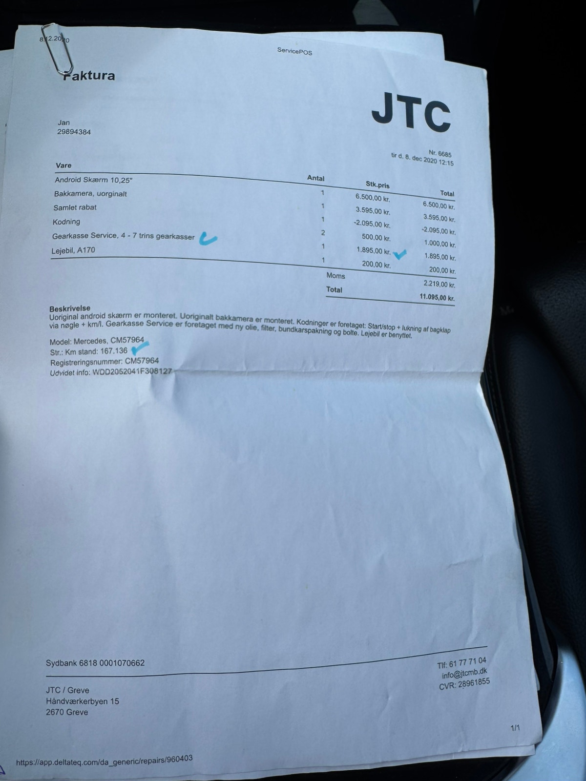 Mercedes C220 d til salg hos Nabilli