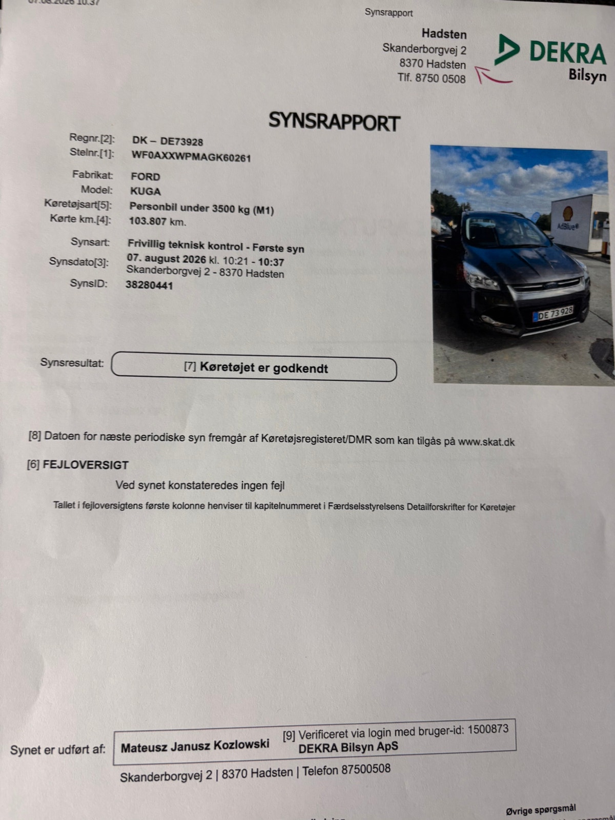 Ford Kuga til salg hos Nabilli