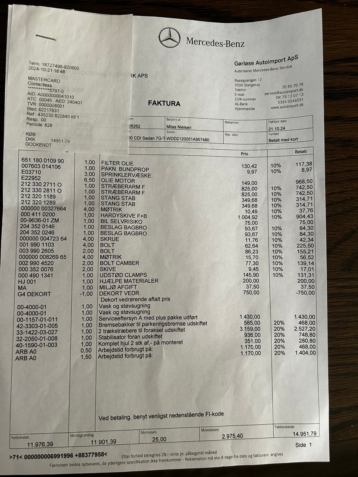 Mercedes E200 – billede 13