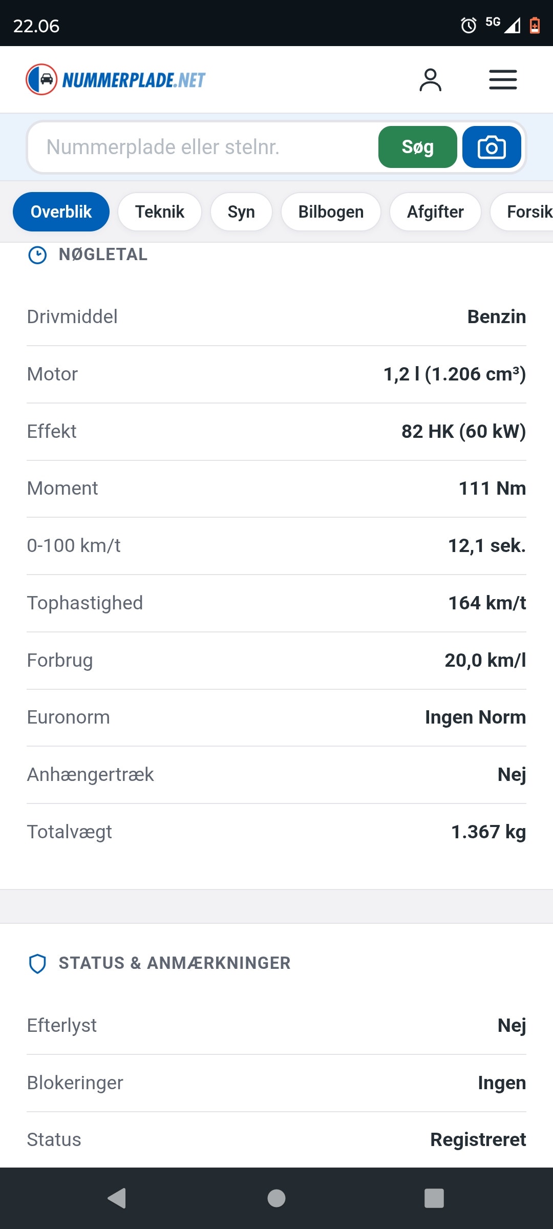 Chevrolet Spark til salg hos Nabilli