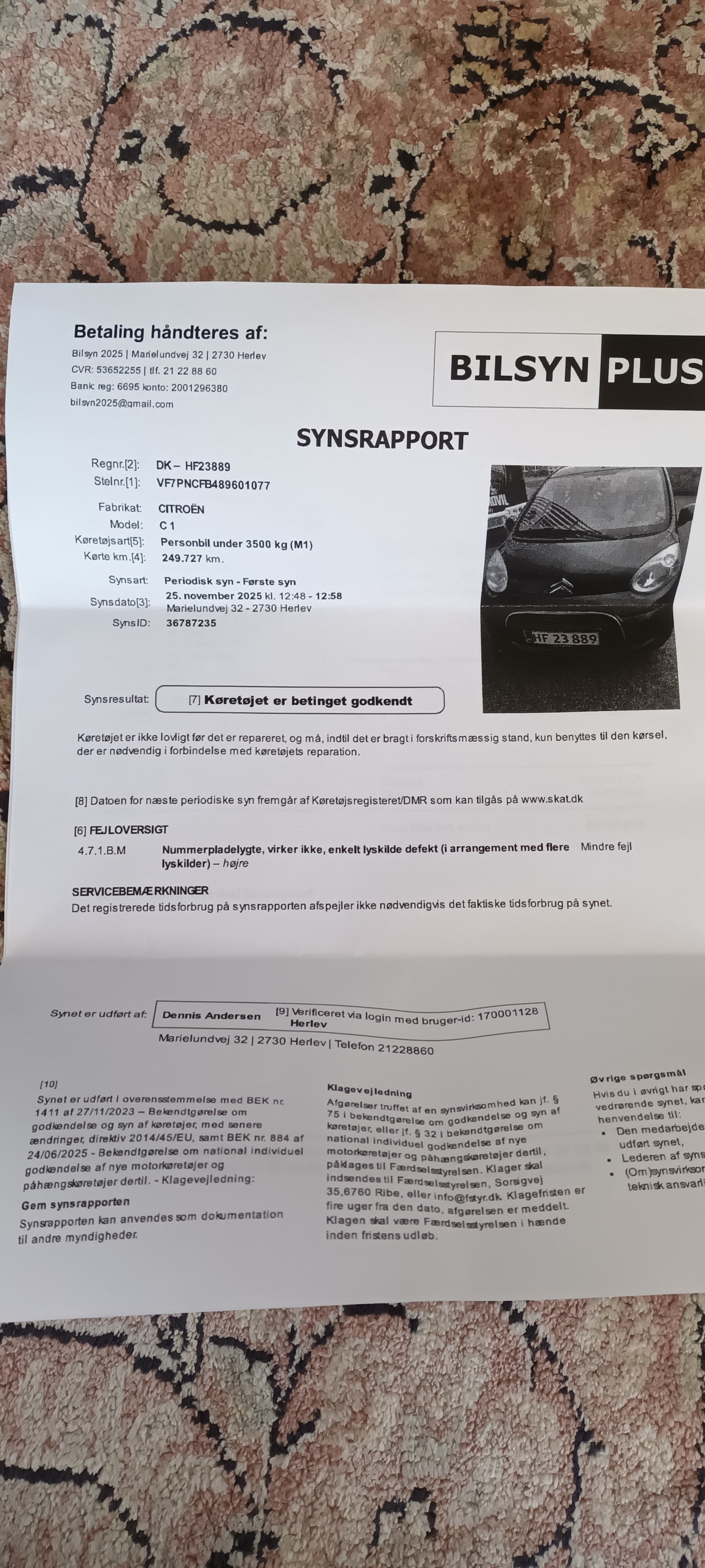 Citroen C1 til salg hos Nabilli