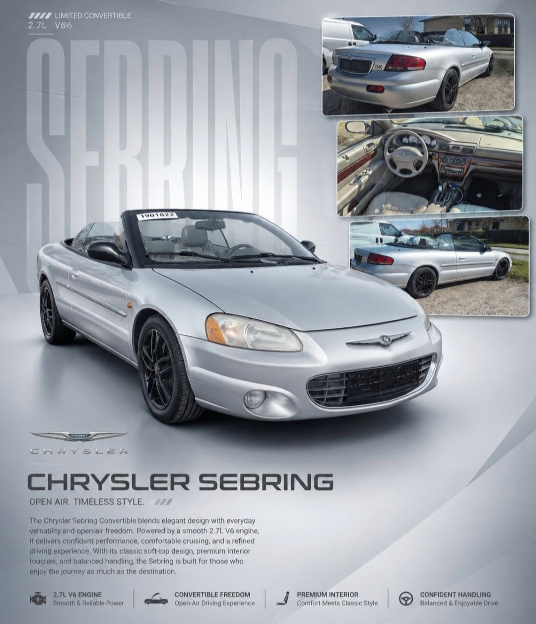 Chrysler Sebring til salg hos Nabilli