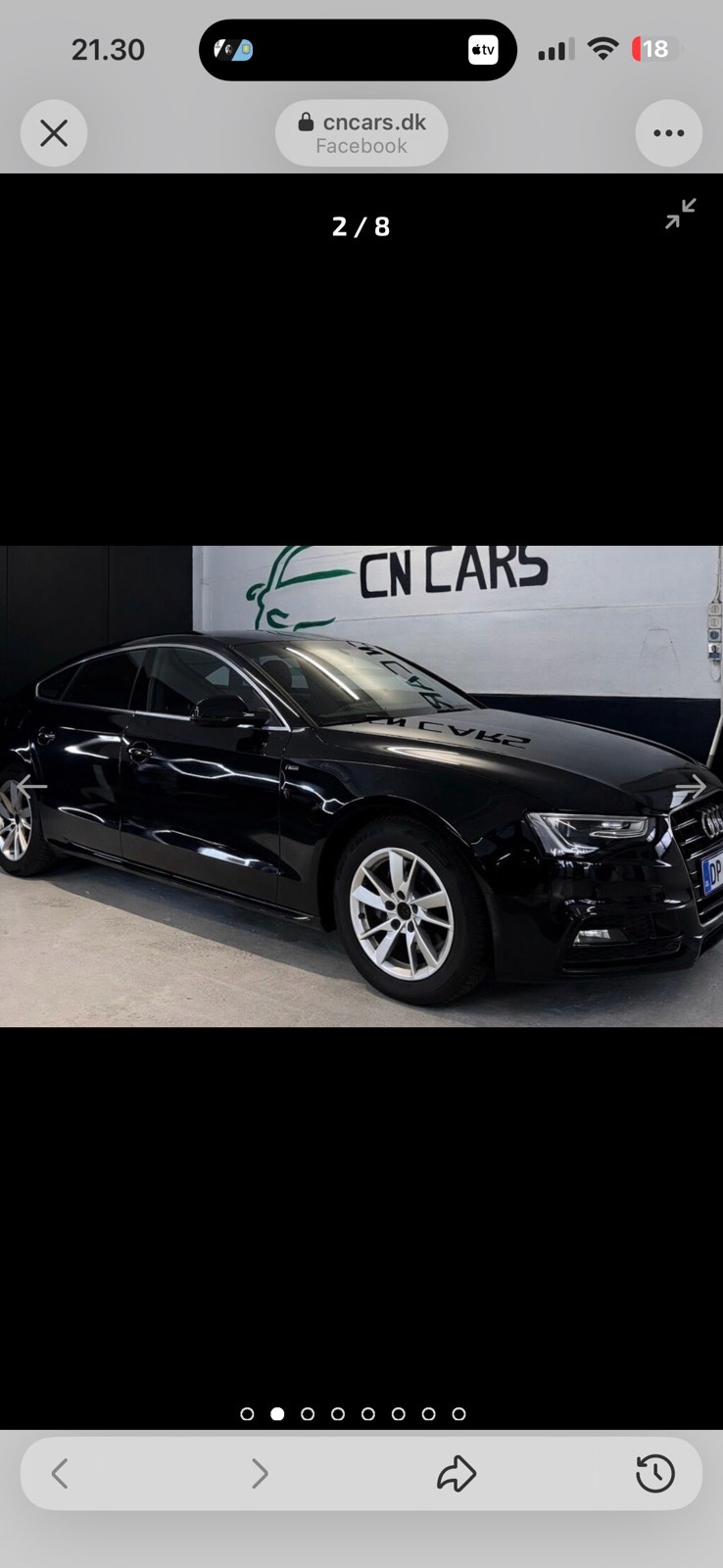 Audi A5 til salg hos Nabilli