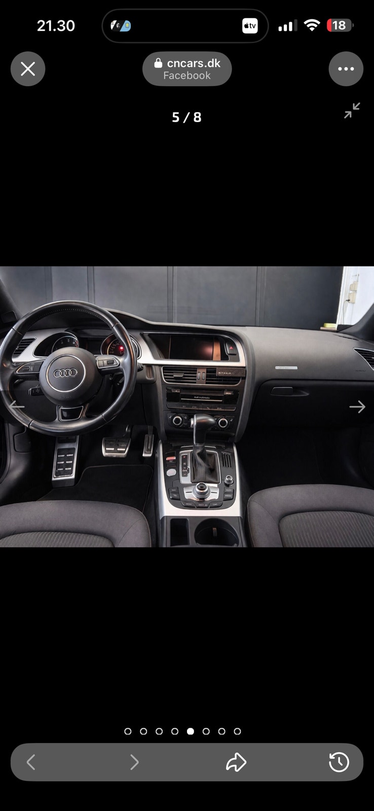 Audi A5 til salg hos Nabilli