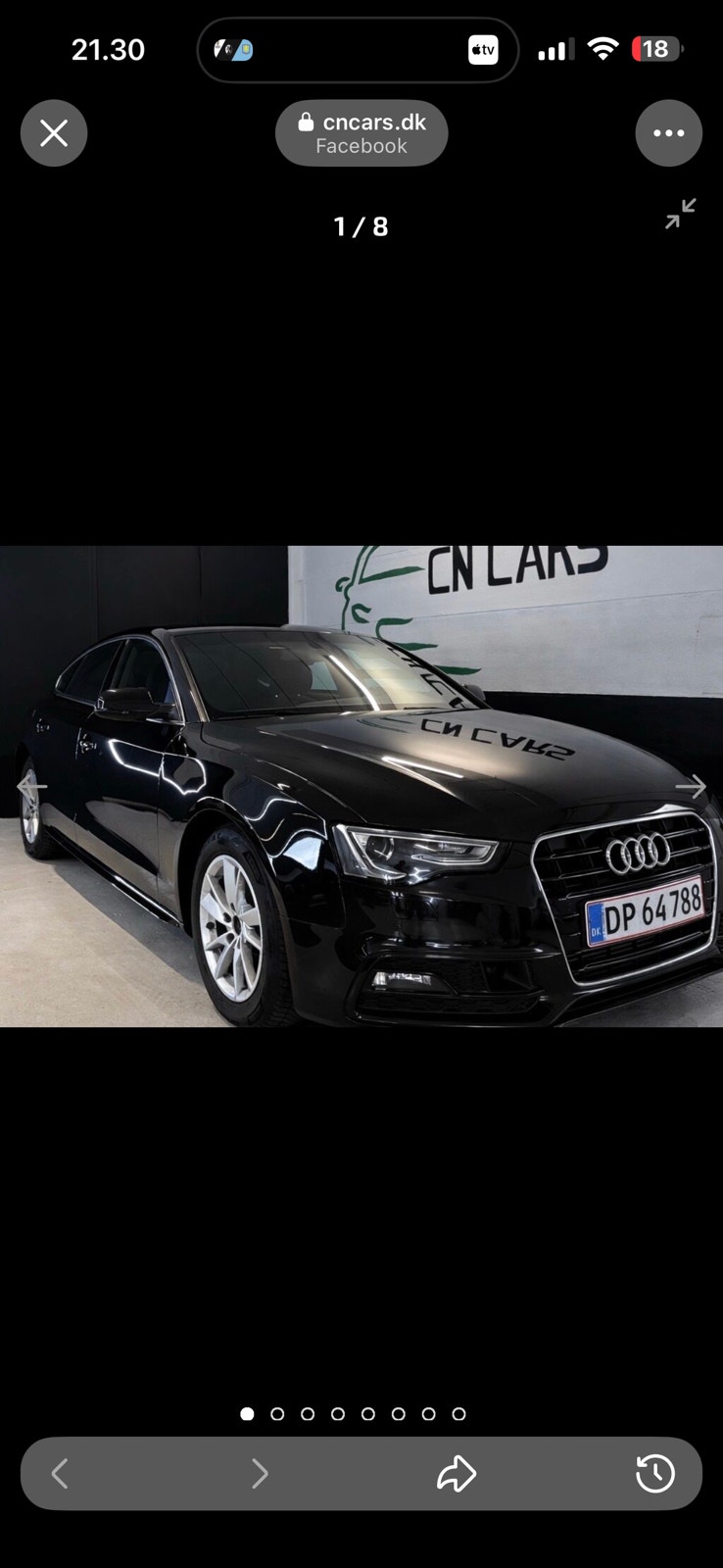 Audi A5 til salg hos Nabilli