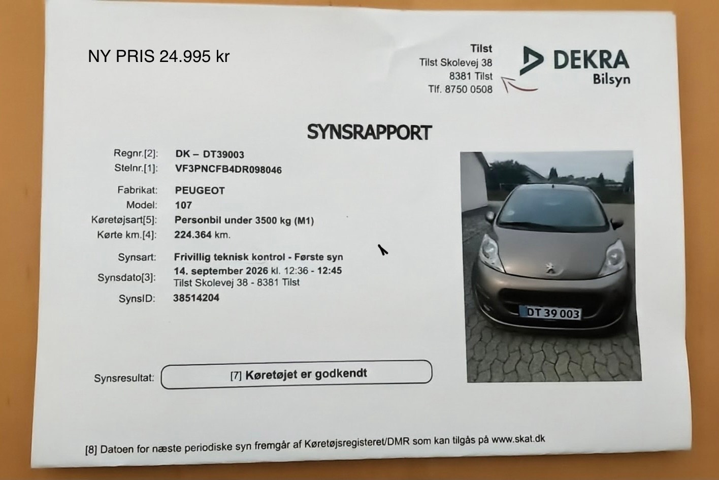 Peugeot 107 til salg hos Nabilli
