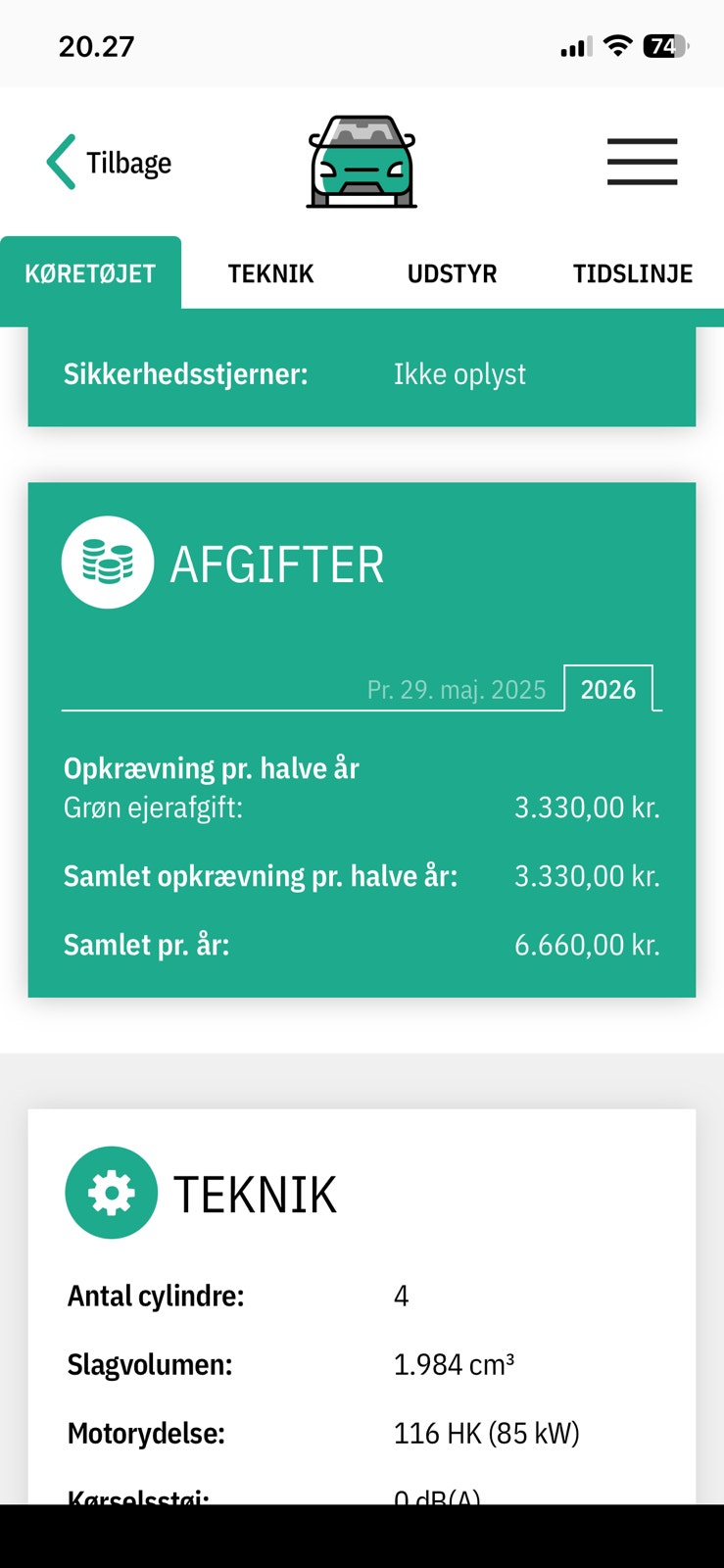 2001, 321.754 km, 7.500 kr. til salg hos Nabilli