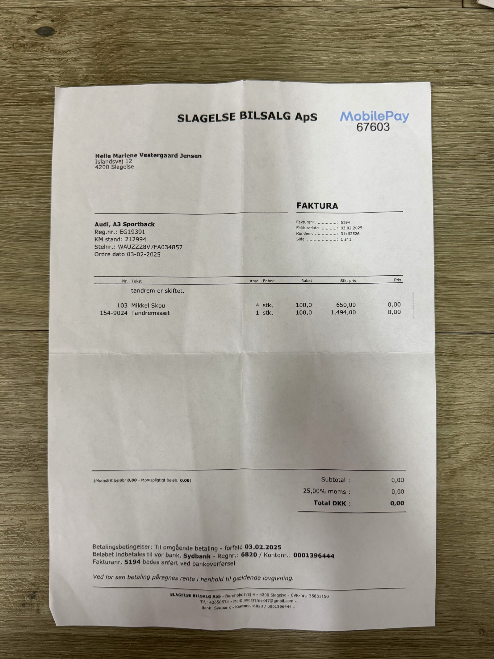 Audi A3 til salg hos Nabilli