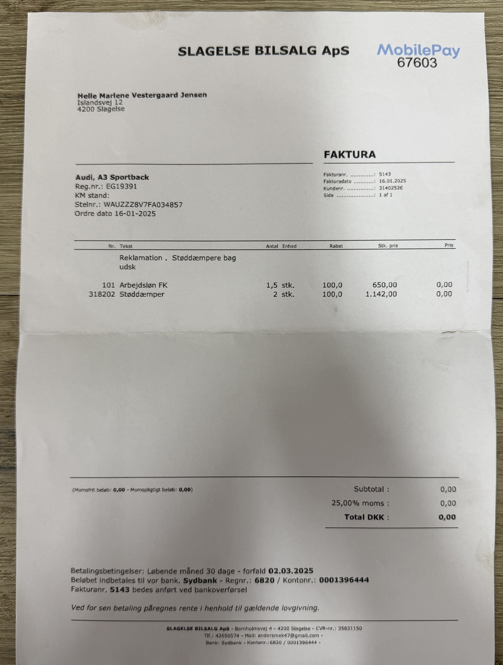 Audi A3 til salg hos Nabilli