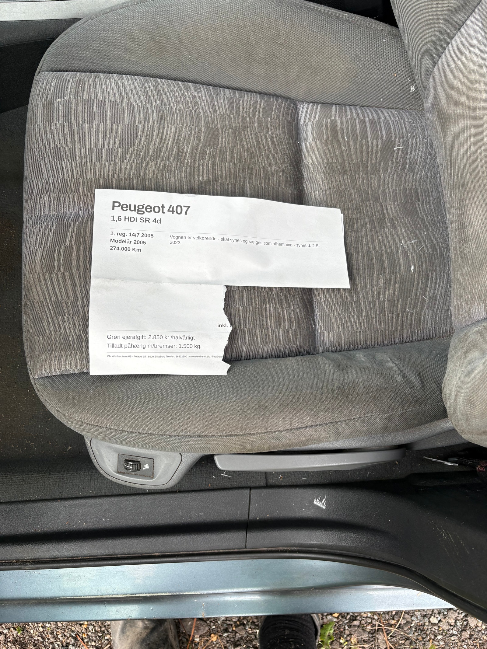 Peugeot 407 til salg hos Nabilli