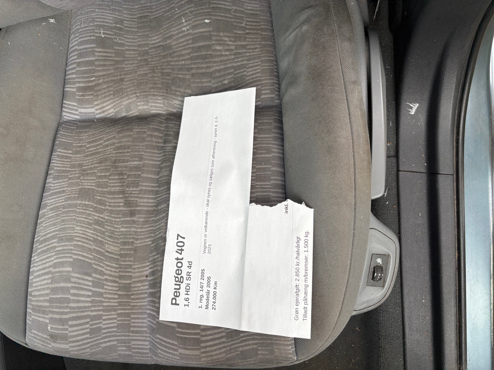 Peugeot 407 til salg hos Nabilli