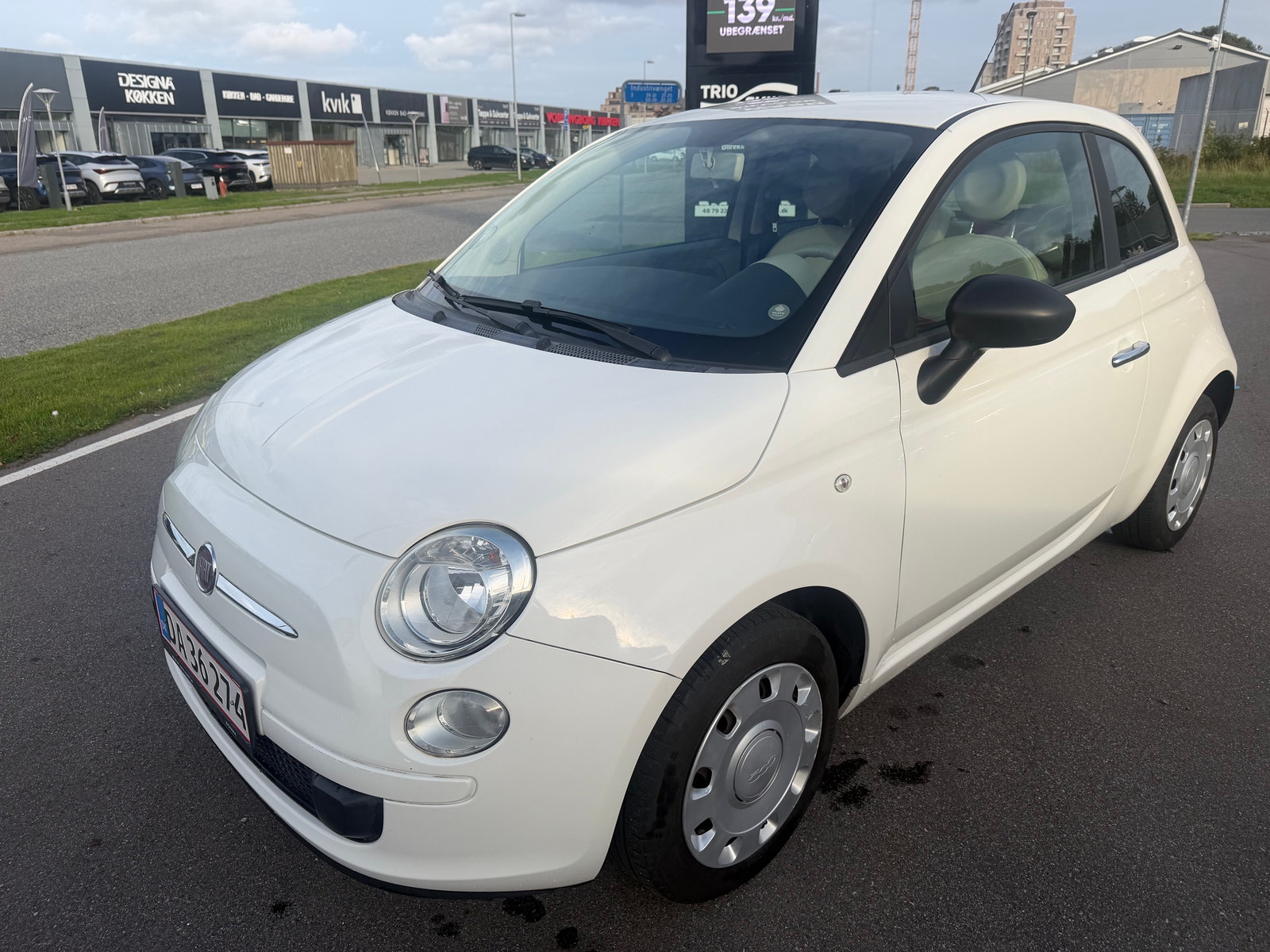 Fiat 500 til salg hos Nabilli