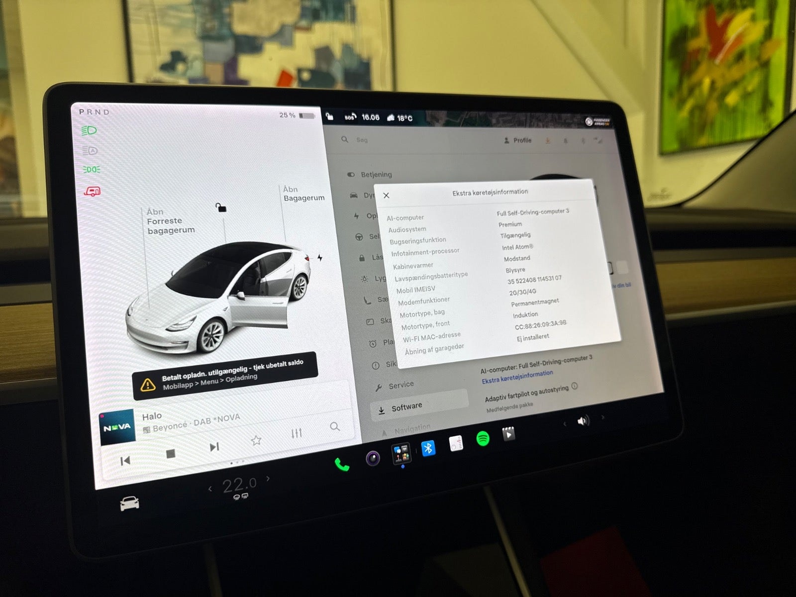 Tesla Model 3 til salg hos Nabilli