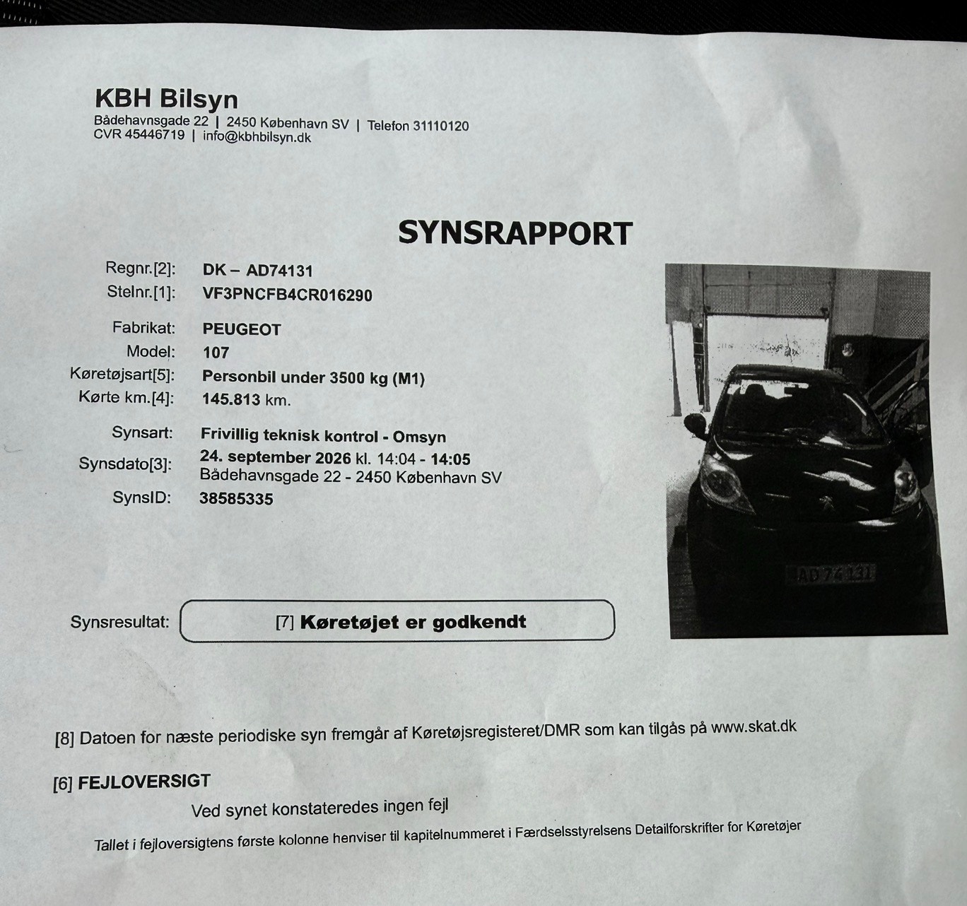 Peugeot 107 til salg hos Nabilli