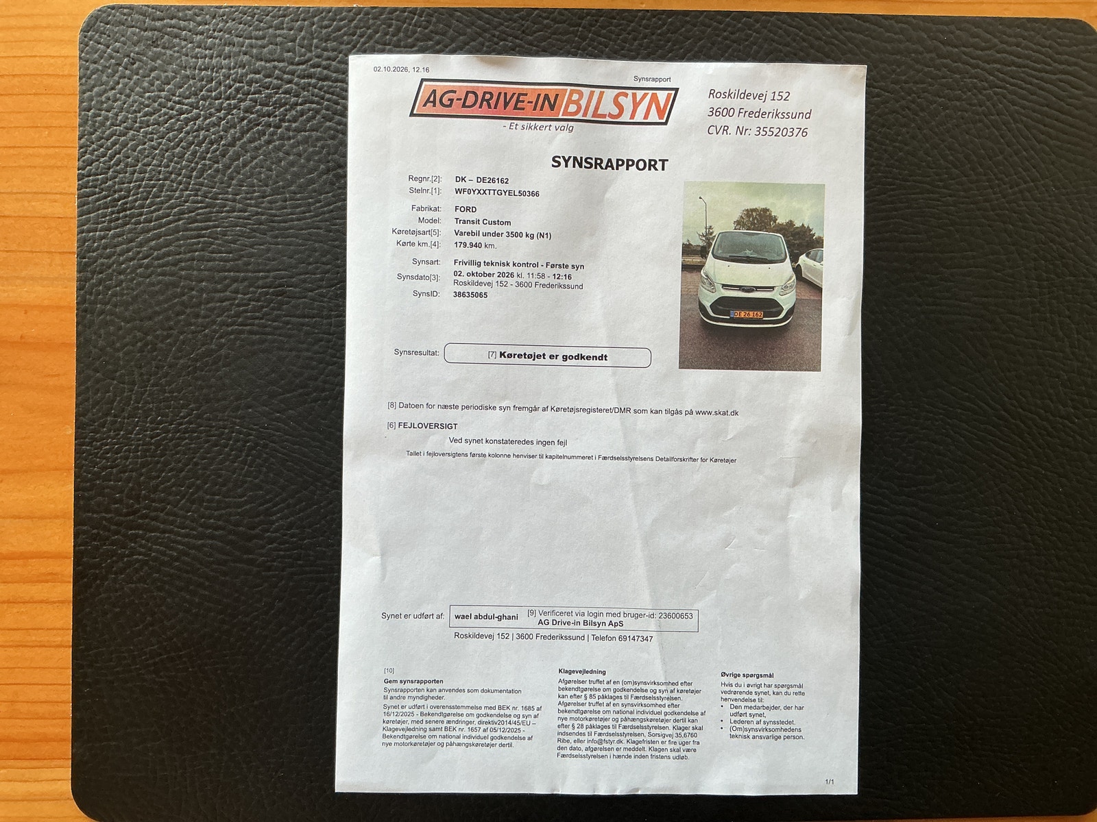 Ford Transit Custom 310L til salg hos Nabilli