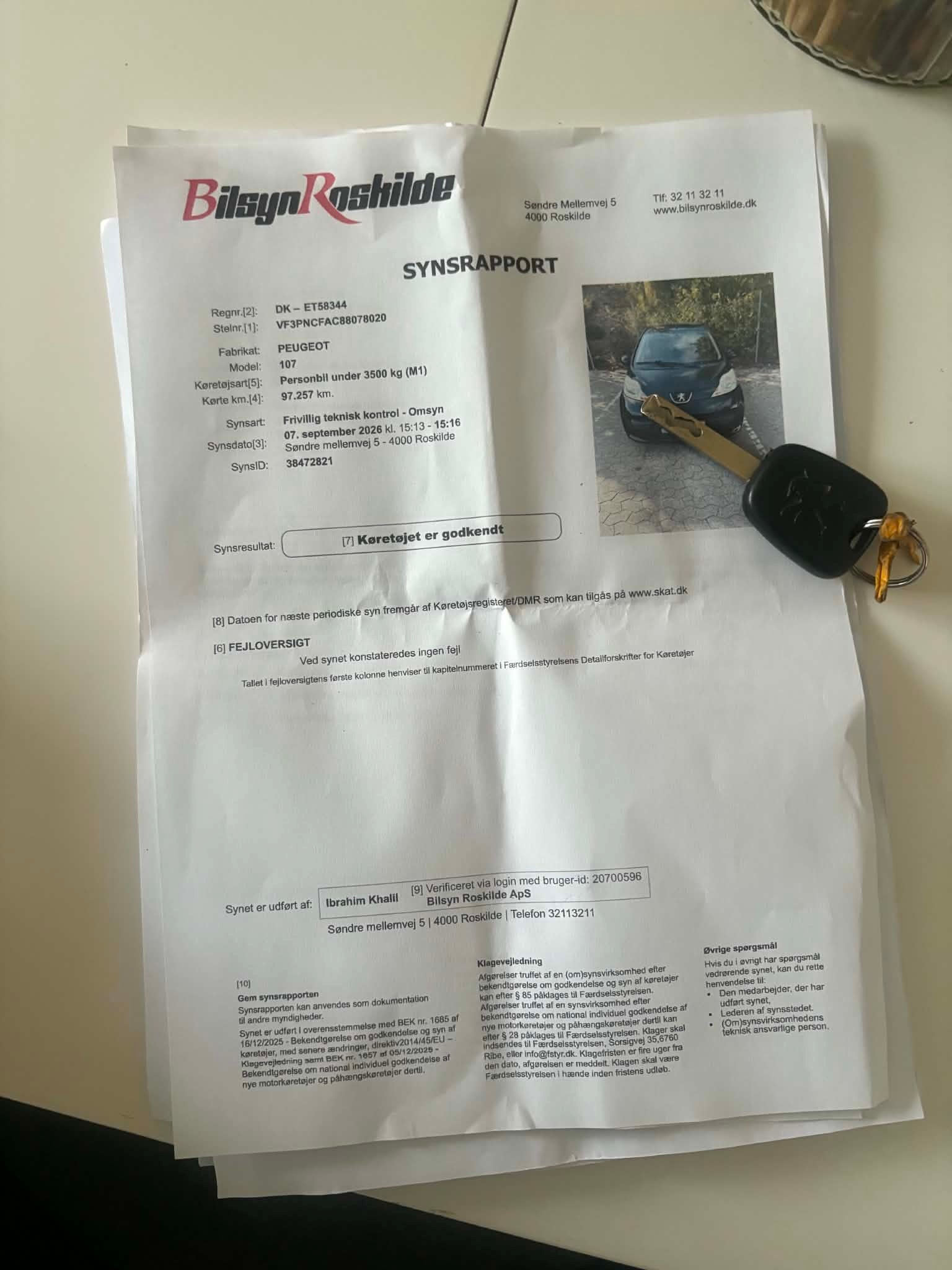 Peugeot 107 til salg hos Nabilli