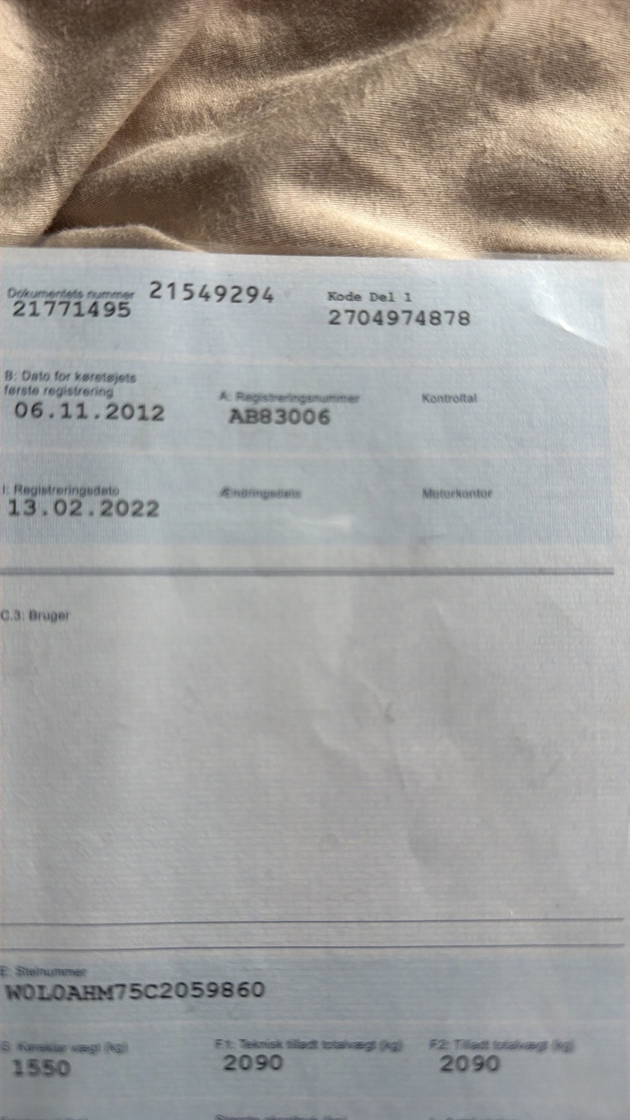 Opel Zafira til salg hos Nabilli