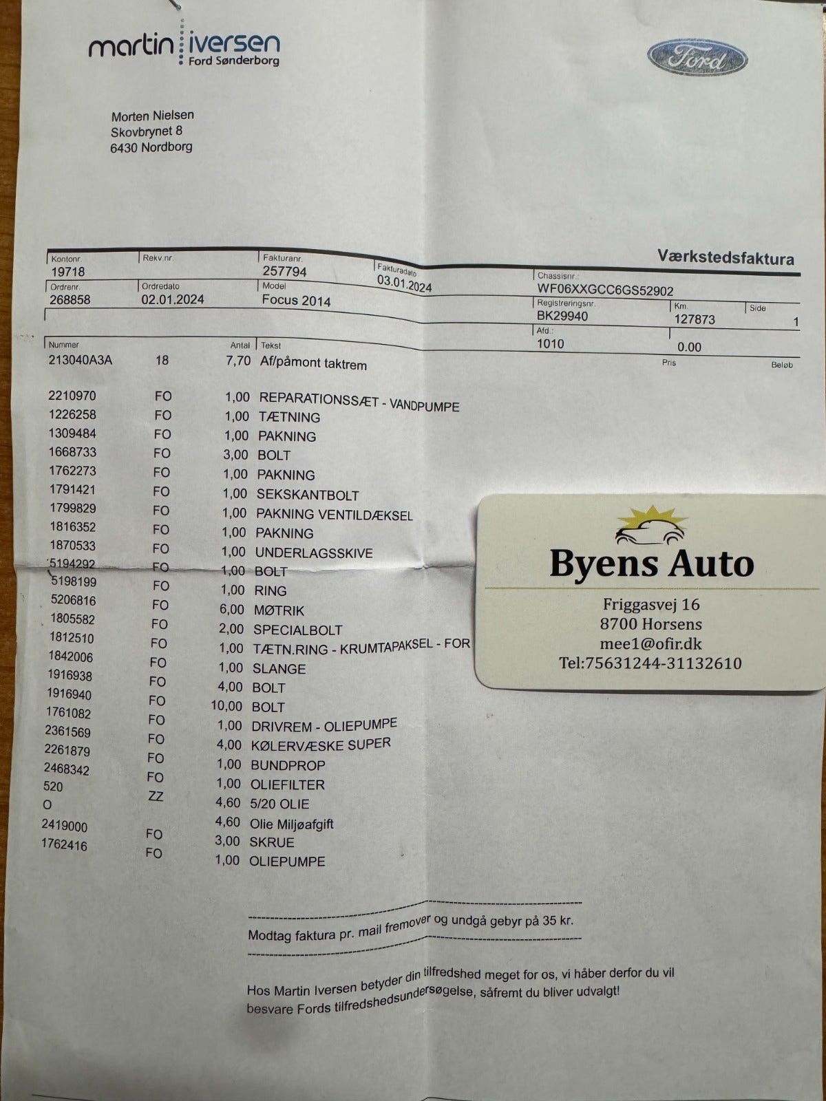 Ford Focus til salg hos Nabilli