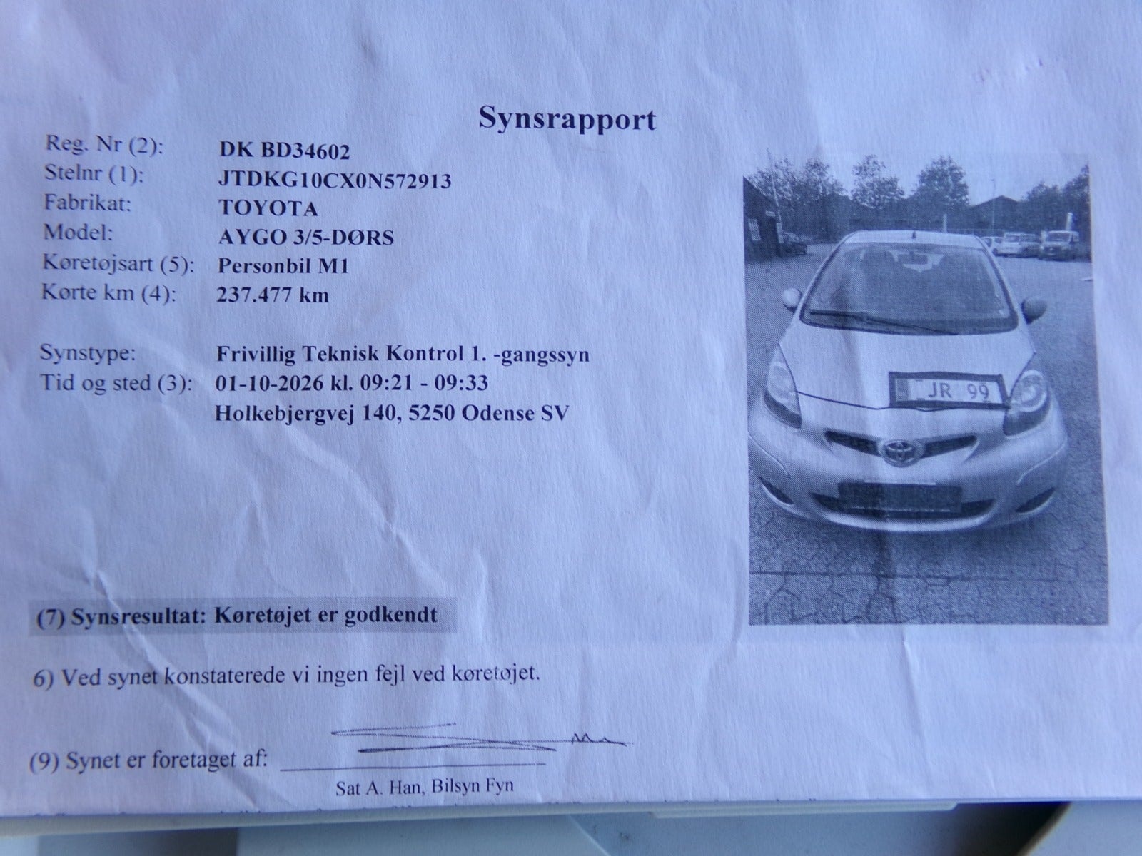 Toyota Aygo til salg hos Nabilli
