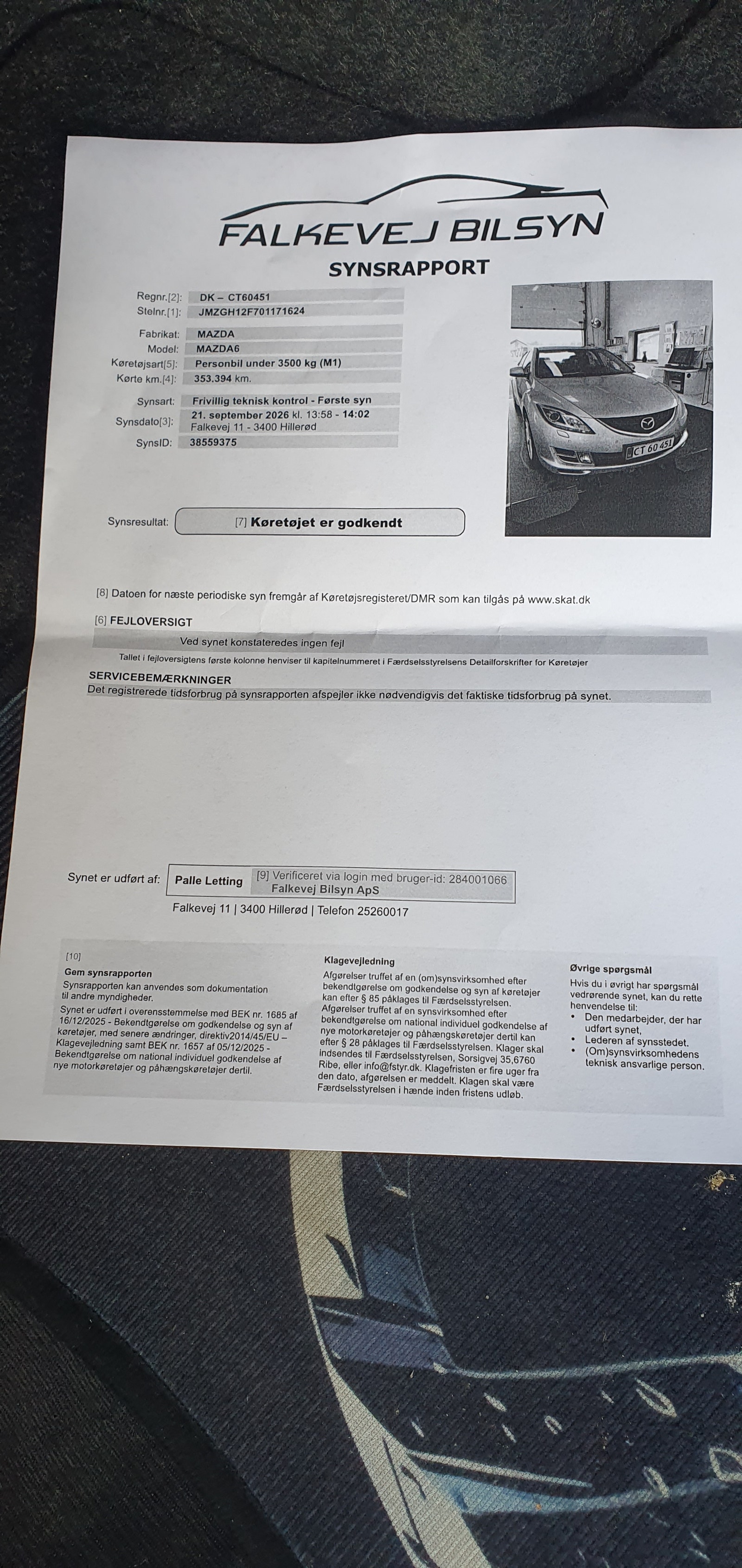 Mazda 6 til salg hos Nabilli