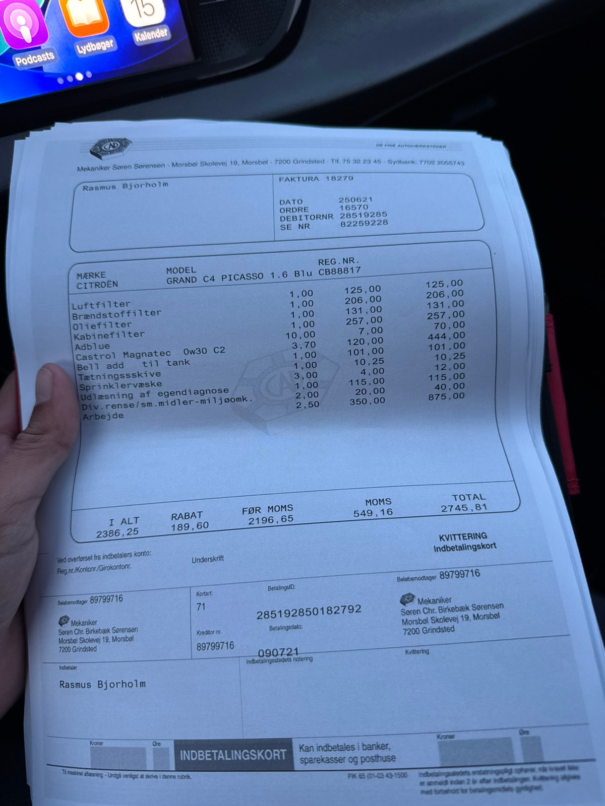 Citroen Grand C4 Picasso til salg hos Nabilli