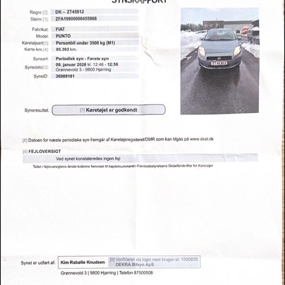 Fiat Grande Punto til salg hos Nabilli