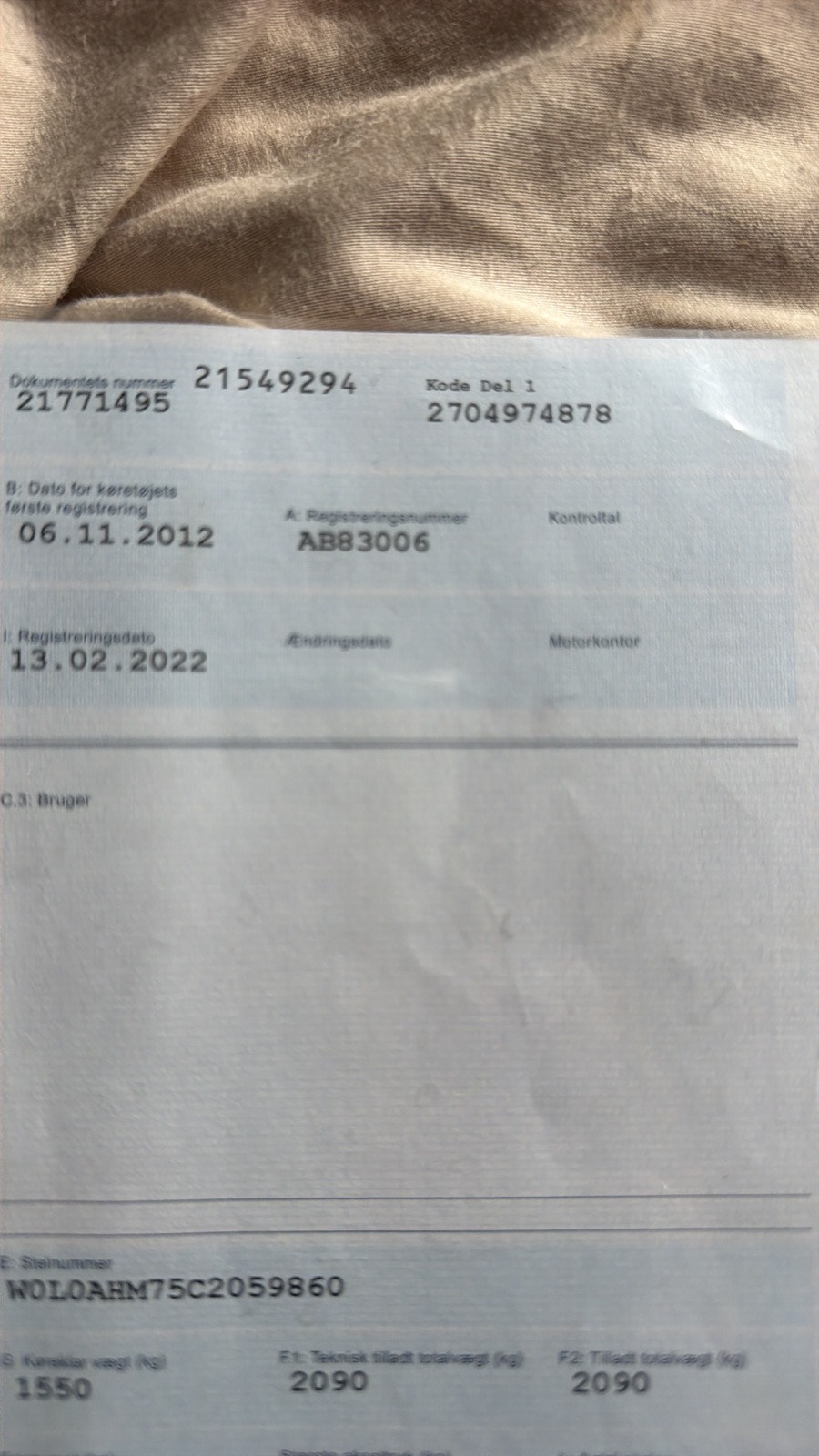 Opel Zafira til salg hos Nabilli
