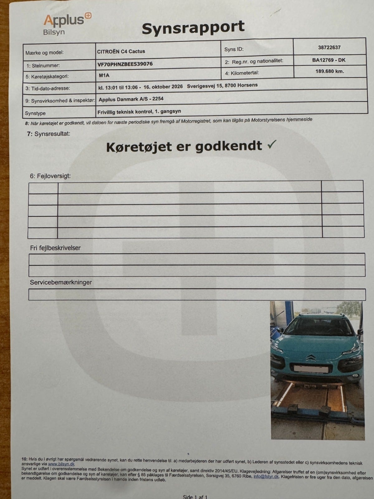 Citroen C4 Cactus til salg hos Nabilli