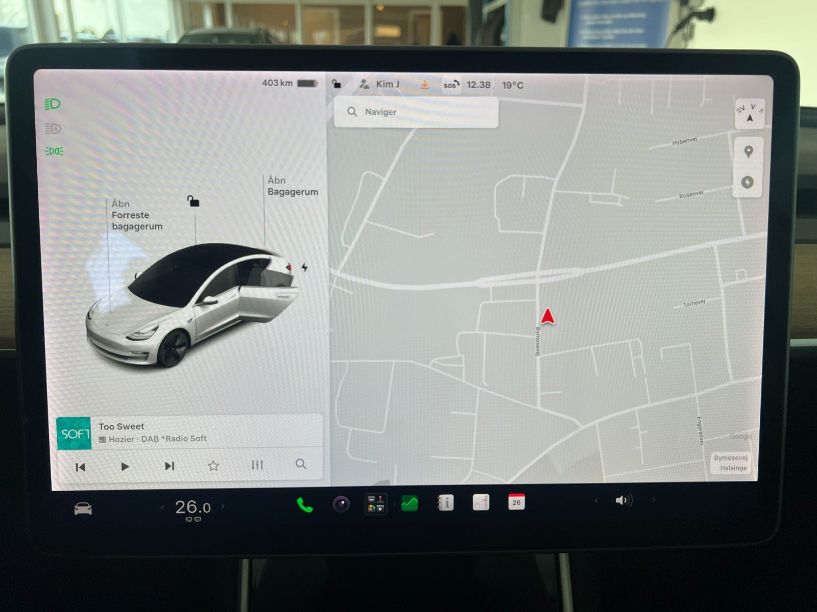 Tesla Model 3 til salg hos Nabilli
