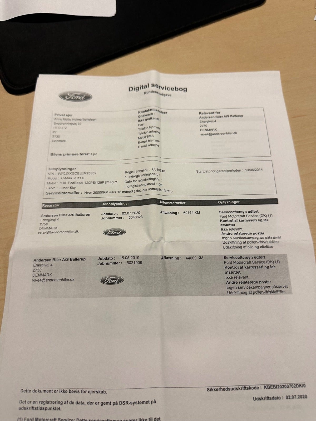 Ford C-Max til salg hos Nabilli