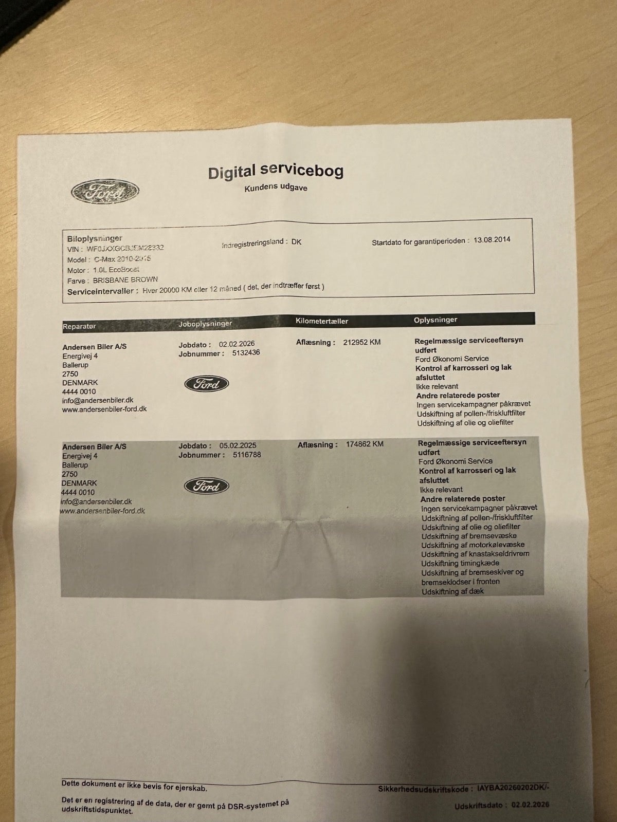 Ford C-Max til salg hos Nabilli
