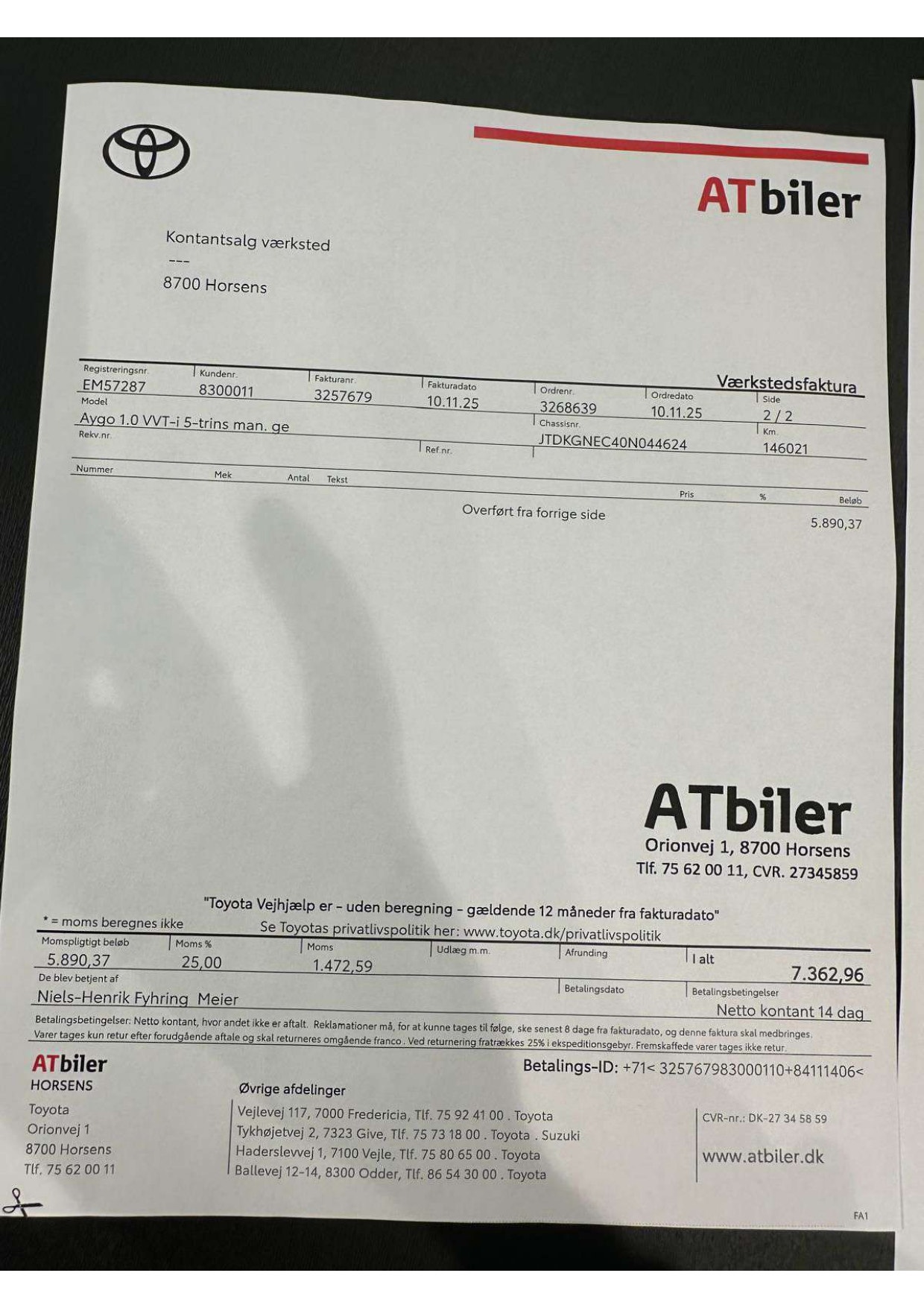 Toyota Aygo til salg hos Nabilli