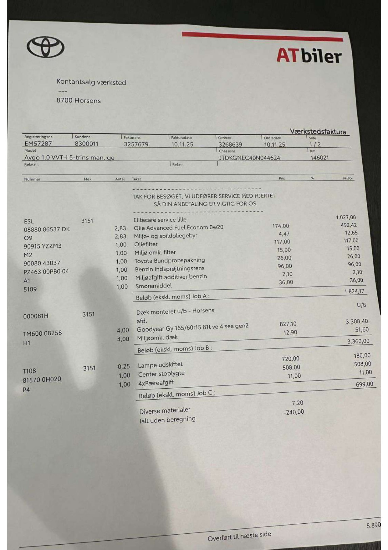 Toyota Aygo til salg hos Nabilli