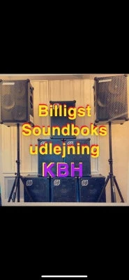Forsidebillede til butikken Soundboks udlejning Kbh & Omegnen