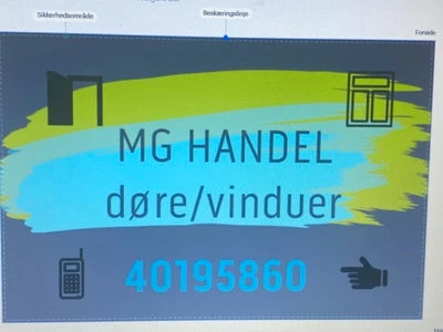 Forsidebillede til butikken MG handel