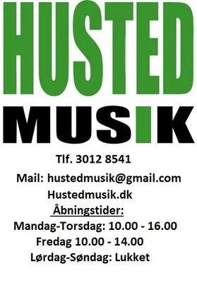 Forsidebillede til butikken Husted Musik