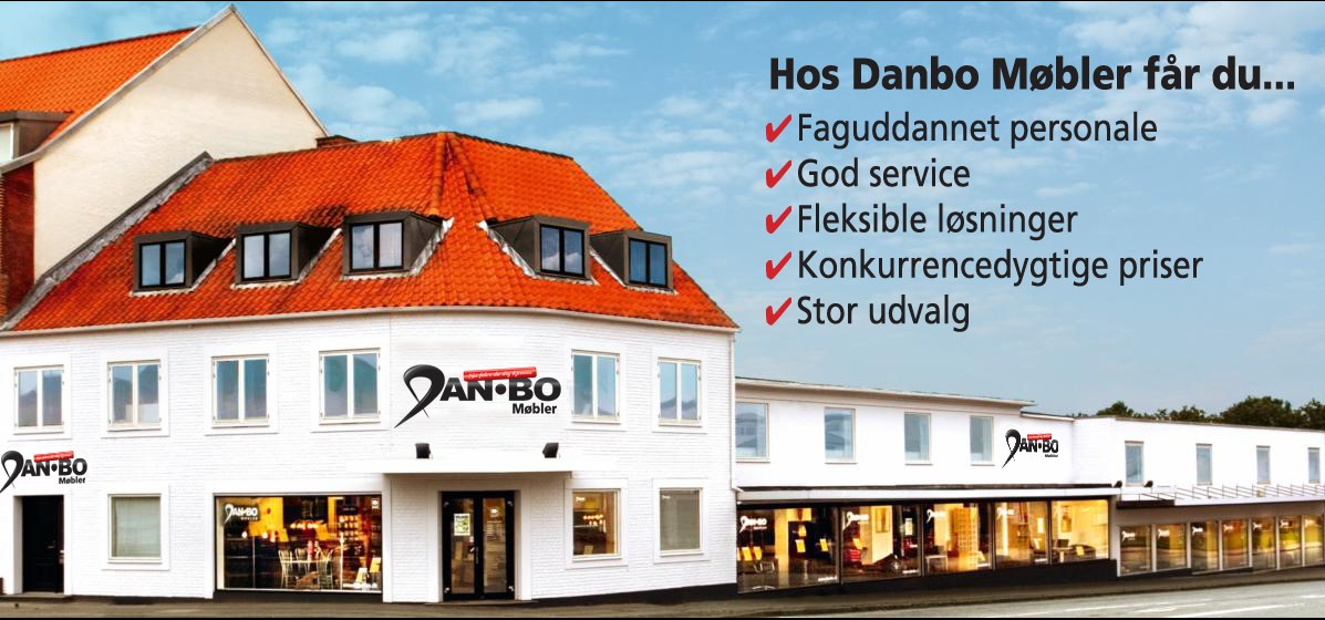 Forsidebillede til butikken Danbo Møbler Aarhus