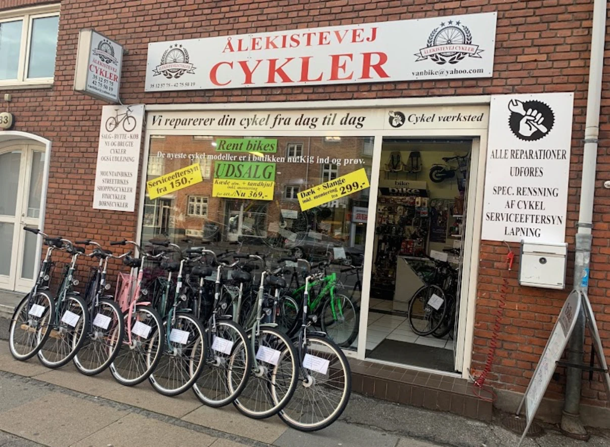 Forsidebillede til butikken Ålekistevej Cykler