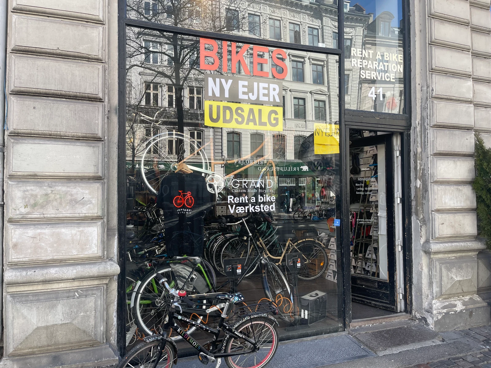 Forsidebillede til butikken City Bike frederiksborgade 41