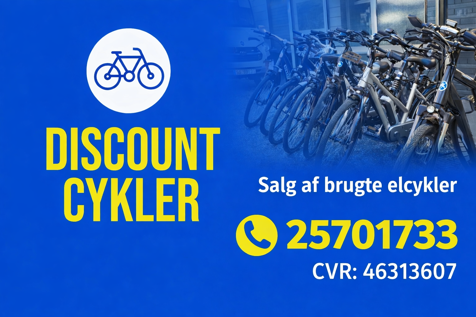 Forsidebillede til butikken Discount cykler