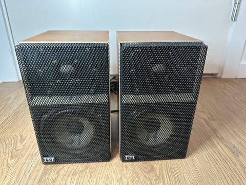 Itt tl 250 compact – vintage 2-vejs højttalere i trækabinet  			