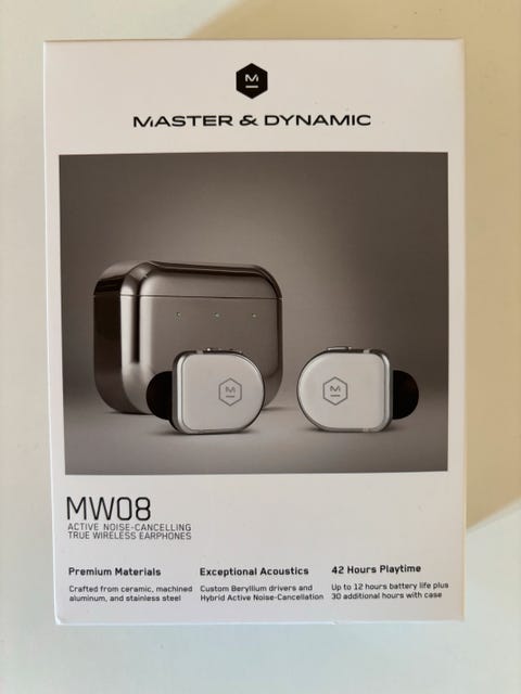 Master &amp; dynamic mw08 – helt nye, aldrig brugt!  			