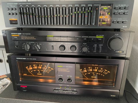 Onkyo m508, 304, eq 35  			