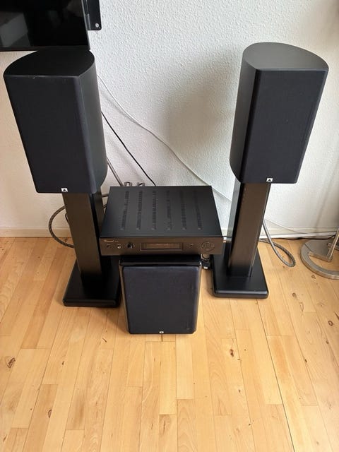 Xtz højtalersæt med subwoofer  			
