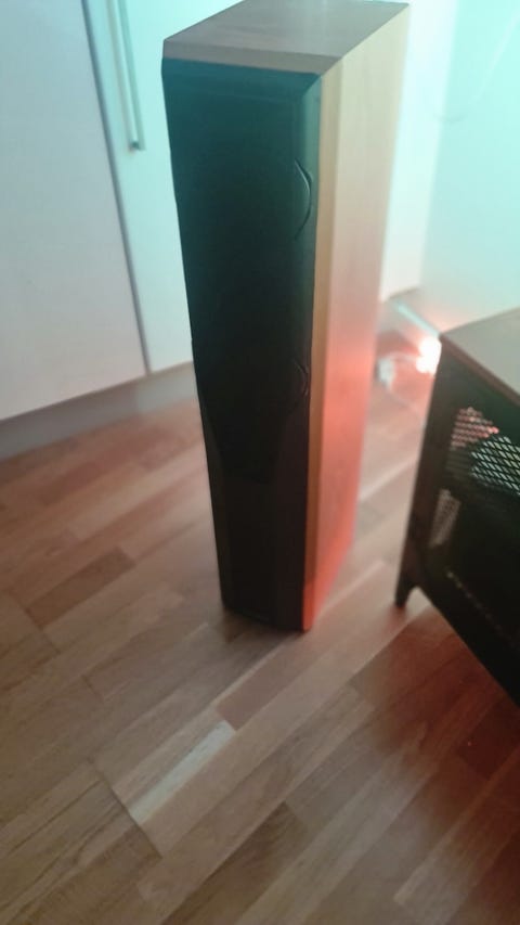 Mission 773e højttaler 3-vejs brune 2 stks i et sæt.  			