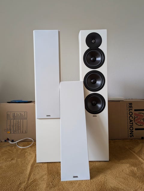 Revel concerta2 f36 speakers - white lacquered  			
