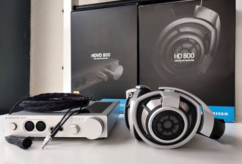 Sennheiser hd 800 + forstærker  			