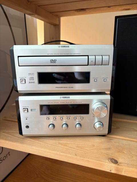 Yamaha cd-afspillere sølv  			